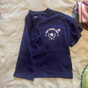Kids Navy Blue Graphic Tee